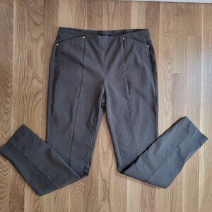 Alfani Olive Green Pull On Dress Pant Size 4